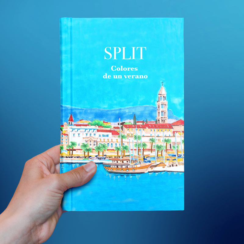 illustration - book cover split