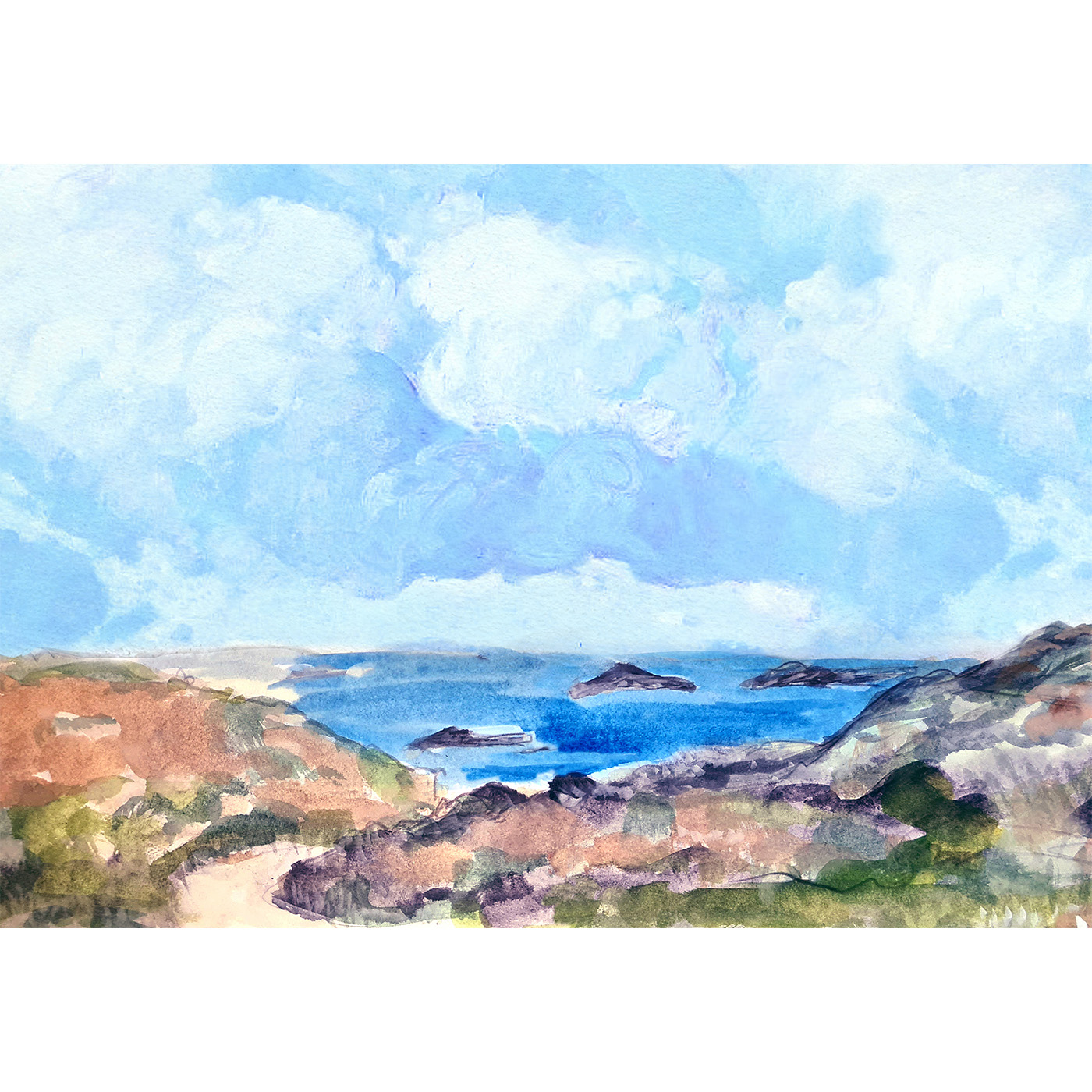 Persona contemplant una obra en un espai expositiu de la mostra MOMENTS.