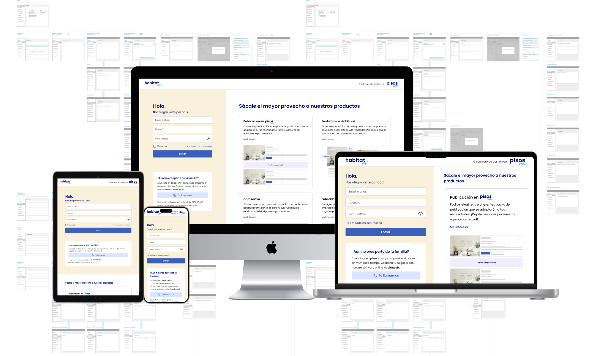 Diseño UX/UI de plataforma de gestión inmobiliaria para producto digital B2B