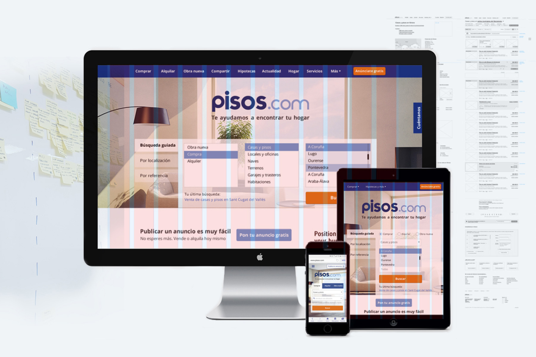 Diseño UX/UI de plataforma de gestión inmobiliaria para producto digital B2B